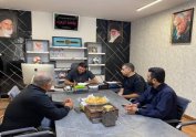 دیدار مسئولین کمیته فوتسال و نظارت هیأت فوتبال تهران با ریاست هیأت فوتبال شمالغرب