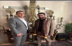 دیدار صمیمانه استادامیر عرب رئیس هیات پهلوانی تهران با فلاح دوست رئیس هیأت فوتبال شمال غرب تهران