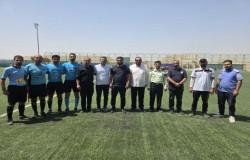 حضور میدانی رئیس و دبیر در مسابقات هیأت فوتبال شمالغرب